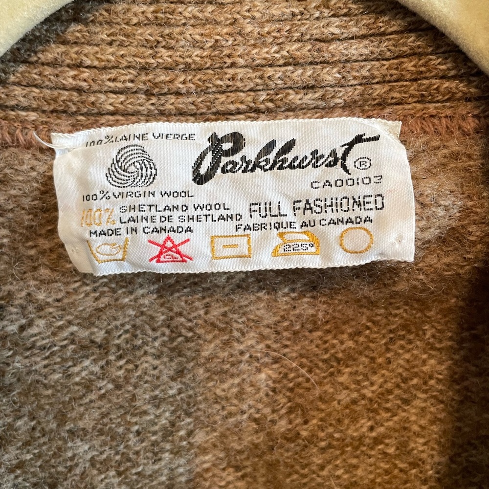 Vintage 1960s Wool Parkhurst Cardigan - Picture 2 of 3